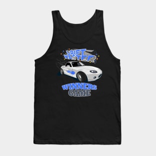 Drift Master Silver Car design Tank Top